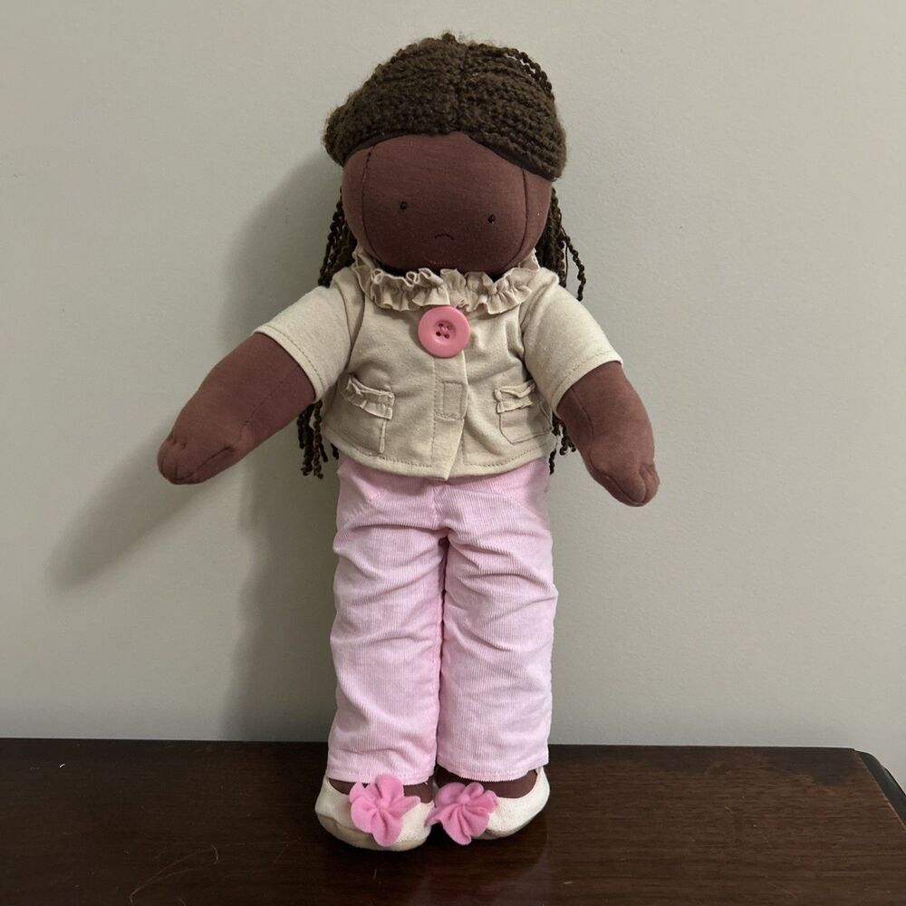 North American Bear Co. Pottery Barn Kids Doll Olivia African American 2010 15"